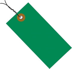 Dupont - 4-3/4" High x 2-3/8" Long, Safety & Facility Blank Tag - Green Spunbonded Olefin - Americas Industrial Supply
