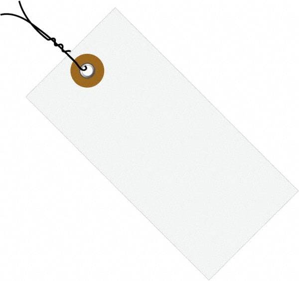 Dupont - 4-3/4" High x 2-3/8" Long, Safety & Facility Blank Tag - White Spunbonded Olefin - Americas Industrial Supply