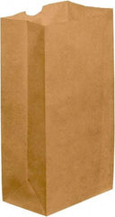 Made in USA - Kraft Grocery Bag - 6 x 3-5/8 x 11, Kraft - Americas Industrial Supply