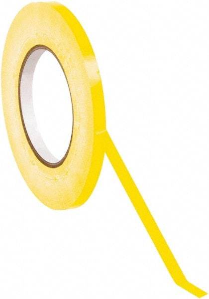 Value Collection - 180 Yd Long, Bag Tape - Yellow - Americas Industrial Supply