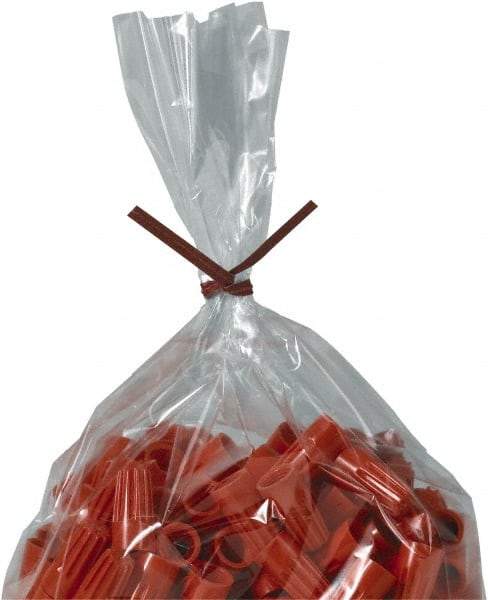 Made in USA - 5" Long, Bag Tie - Red - Americas Industrial Supply
