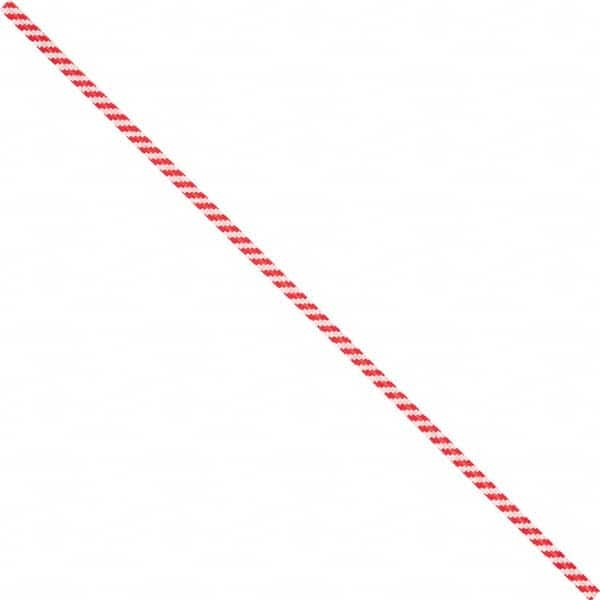 Made in USA - 6" Long, Bag Tie - Red/White - Americas Industrial Supply