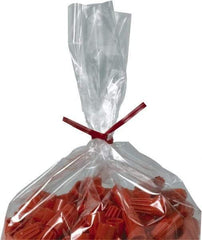 Made in USA - 6" Long, Bag Tie - Red - Americas Industrial Supply