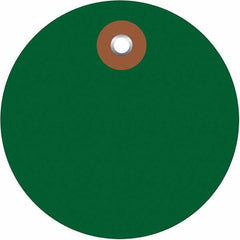 Made in USA - Safety & Facility Blank Tag - Green Vinyl - Americas Industrial Supply