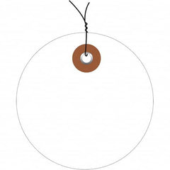 Made in USA - Safety & Facility Blank Tag - White Vinyl - Americas Industrial Supply