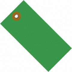 Dupont - 2-3/4" High x 1-3/8" Long, Safety & Facility Blank Tag - Green Spunbonded Olefin - Americas Industrial Supply