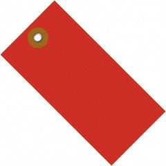 Dupont - 2-3/4" High x 1-3/8" Long, Safety & Facility Blank Tag - Red Spunbonded Olefin - Americas Industrial Supply
