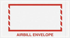 Value Collection - 1,000 Piece, 5-1/2" Long x 10" Wide, Packing List Envelope - Airbill Envelope, Red - Americas Industrial Supply