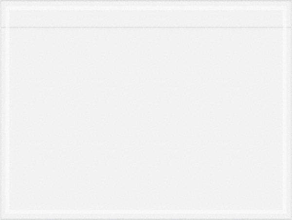 Value Collection - 1,000 Piece, 4" Long x 3" Wide, Packing List Envelope - Unprinted, Clear - Americas Industrial Supply