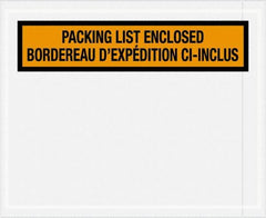 Value Collection - 1,000 Piece, 4-1/2" Long x 5-1/2" Wide, Packing List Envelope - Orange - Americas Industrial Supply