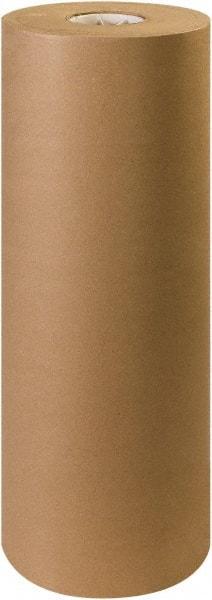Made in USA - 900' Long x 24" Wide Roll of Virgin Kraft Paper - 40 Lb Paper Weight - Americas Industrial Supply