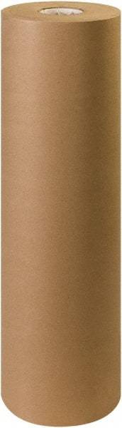 Made in USA - 600' Long x 30" Wide Roll of Recycled Kraft Paper - 60 Lb Paper Weight - Americas Industrial Supply