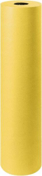 Made in USA - 1,000' Long x 36" Wide Roll of Colored Kraft Paper - 50 Lb Paper Weight - Americas Industrial Supply