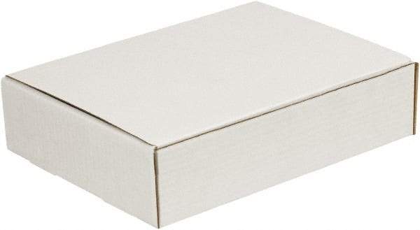 Made in USA - 9-1/4" Wide x 12-1/8" Long x 3" High Rectangle Crush Proof Mailers - 1 Wall, White - Americas Industrial Supply