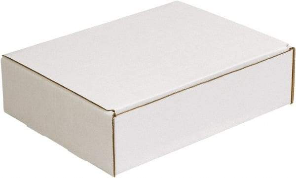 Made in USA - 4" Wide x 9" Long x 3" High Rectangle Crush Proof Mailers - 1 Wall, White - Americas Industrial Supply