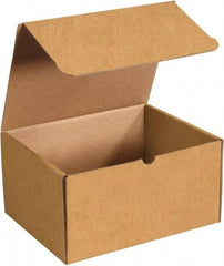 Made in USA - 9-1/4" Wide x 12-1/8" Long x 6-1/2" High Rectangle Crush Proof Mailers - 1 Wall, Kraft (Color) - Americas Industrial Supply