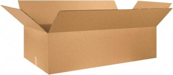 Made in USA - 24" Wide x 48" Long x 12" High Rectangle Heavy Duty Corrugated Box - 2 Walls, Kraft (Color), 100 Lb Capacity - Americas Industrial Supply