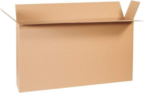 Made in USA - 8" Wide x 48" Long x 24" High Rectangle Corrugated Shipping Box - 1 Wall, Kraft (Color), 95 Lb Capacity - Americas Industrial Supply