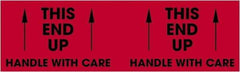 Tape Logic - 10" Long, Fluorescent Red Paper Shipping Label - For Multi-Use - Americas Industrial Supply