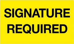 Tape Logic - 5" Long, Fluorescent Yellow Paper Shipping Label - For Multi-Use - Americas Industrial Supply