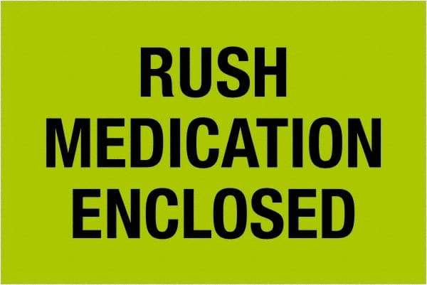 Tape Logic - 2" Long, Fluorescent Green Paper Shipping Label - For Multi-Use - Americas Industrial Supply