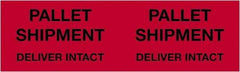 Tape Logic - 10" Long, Fluorescent Red Paper Shipping Label - For Multi-Use - Americas Industrial Supply