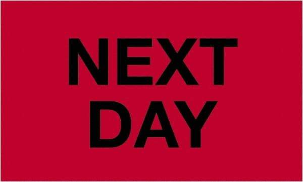 Tape Logic - 5" Long, Fluorescent Red Paper Shipping Label - For Multi-Use - Americas Industrial Supply