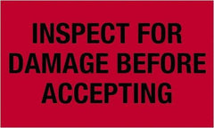 Tape Logic - 5" Long, Fluorescent Red Paper Shipping Label - For Multi-Use - Americas Industrial Supply