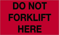 Tape Logic - 5" Long, Fluorescent Red Paper Shipping Label - For Multi-Use - Americas Industrial Supply