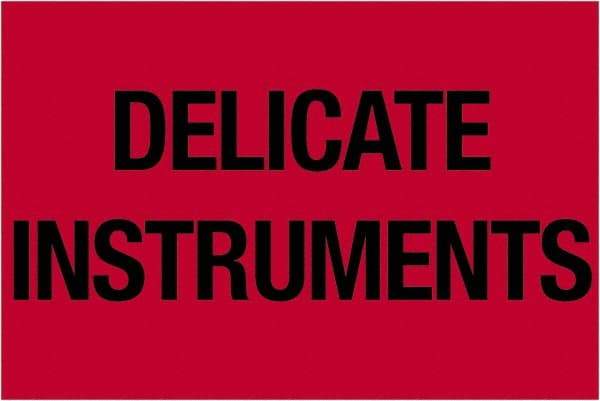 Tape Logic - 3" Long, Fluorescent Red Paper Shipping Label - For Multi-Use - Americas Industrial Supply