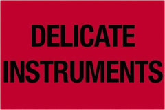 Tape Logic - 3" Long, Fluorescent Red Paper Shipping Label - For Multi-Use - Americas Industrial Supply