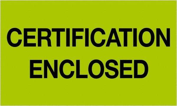 Tape Logic - 5" Long, Fluorescent Green Paper Shipping Label - For Multi-Use - Americas Industrial Supply