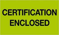 Tape Logic - 5" Long, Fluorescent Green Paper Shipping Label - For Multi-Use - Americas Industrial Supply