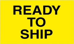 Tape Logic - 5" Long, Fluorescent Yellow Paper Shipping Label - For Multi-Use - Americas Industrial Supply