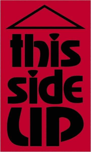 Tape Logic - 5" Long, Fluorescent Red Paper Shipping Label - For Multi-Use - Americas Industrial Supply