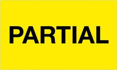 Tape Logic - 5" Long, Fluorescent Yellow Paper Shipping Label - For Multi-Use - Americas Industrial Supply