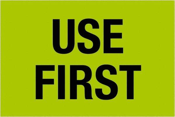 Tape Logic - 3" Long, Fluorescent Green Paper Inventory Labels - For Multi-Use - Americas Industrial Supply