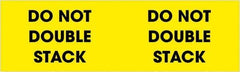 Tape Logic - 10" Long, Fluorescent Yellow Paper Shipping Label - For Multi-Use - Americas Industrial Supply