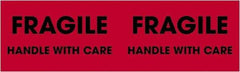 Tape Logic - 10" Long, Fluorescent Red Paper Shipping Label - For Multi-Use - Americas Industrial Supply
