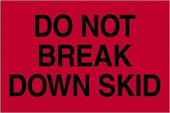 Tape Logic - 3" Long, Fluorescent Red Paper Shipping Label - For Multi-Use - Americas Industrial Supply