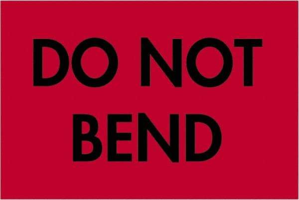 Tape Logic - 3" Long, Fluorescent Red Paper Shipping Label - For Multi-Use - Americas Industrial Supply