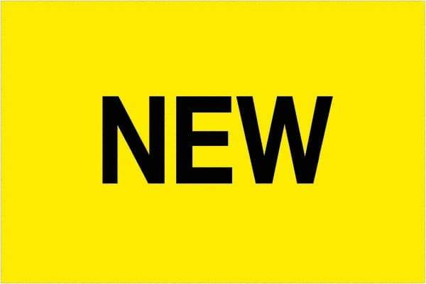 Tape Logic - 3" Long, Fluorescent Yellow Paper Inventory Labels - For Multi-Use - Americas Industrial Supply