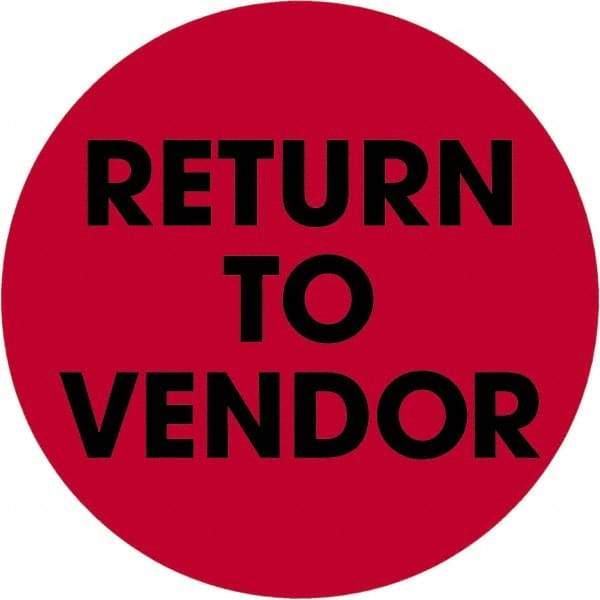 Tape Logic - 2" Long, Fluorescent Red Paper Inventory Labels - For Multi-Use - Americas Industrial Supply