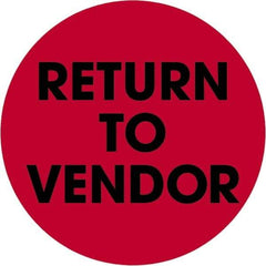 Tape Logic - 2" Long, Fluorescent Red Paper Inventory Labels - For Multi-Use - Americas Industrial Supply