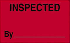 Tape Logic - 2" Long, Fluorescent Red Paper Shipping Label - For Multi-Use - Americas Industrial Supply