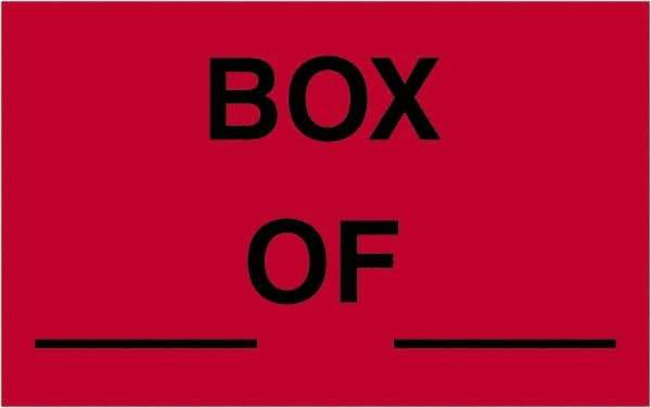 Tape Logic - 2" Long, Fluorescent Red Paper Shipping Label - For Multi-Use - Americas Industrial Supply