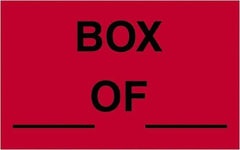 Tape Logic - 2" Long, Fluorescent Red Paper Shipping Label - For Multi-Use - Americas Industrial Supply