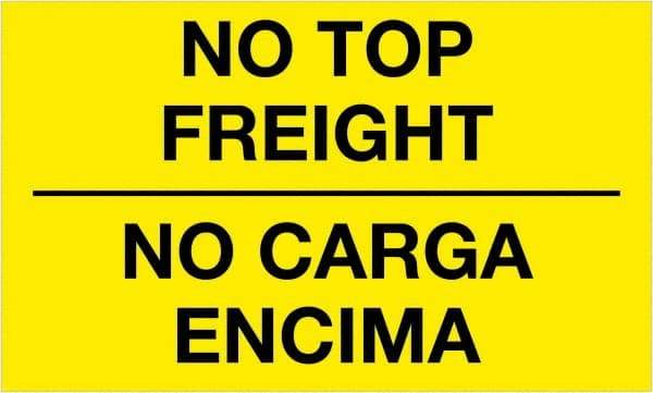 Tape Logic - 5" Long, Fluorescent Yellow Paper Shipping Label - For Multi-Use - Americas Industrial Supply