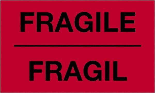 Tape Logic - 5" Long, Fluorescent Red Paper Shipping Label - For Multi-Use - Americas Industrial Supply