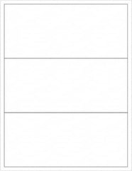 Tape Logic - 3-1/2" Long, White Paper Laser Label - For Laser Printers - Americas Industrial Supply